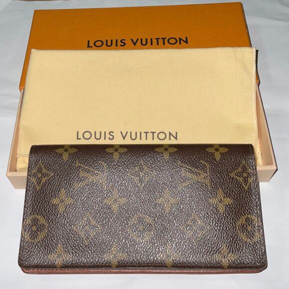 Vintage Louis Vuitton Monogram Porte Cult Credit Bi Fold Wallet W/B Dust bag - Picture 1 of 16